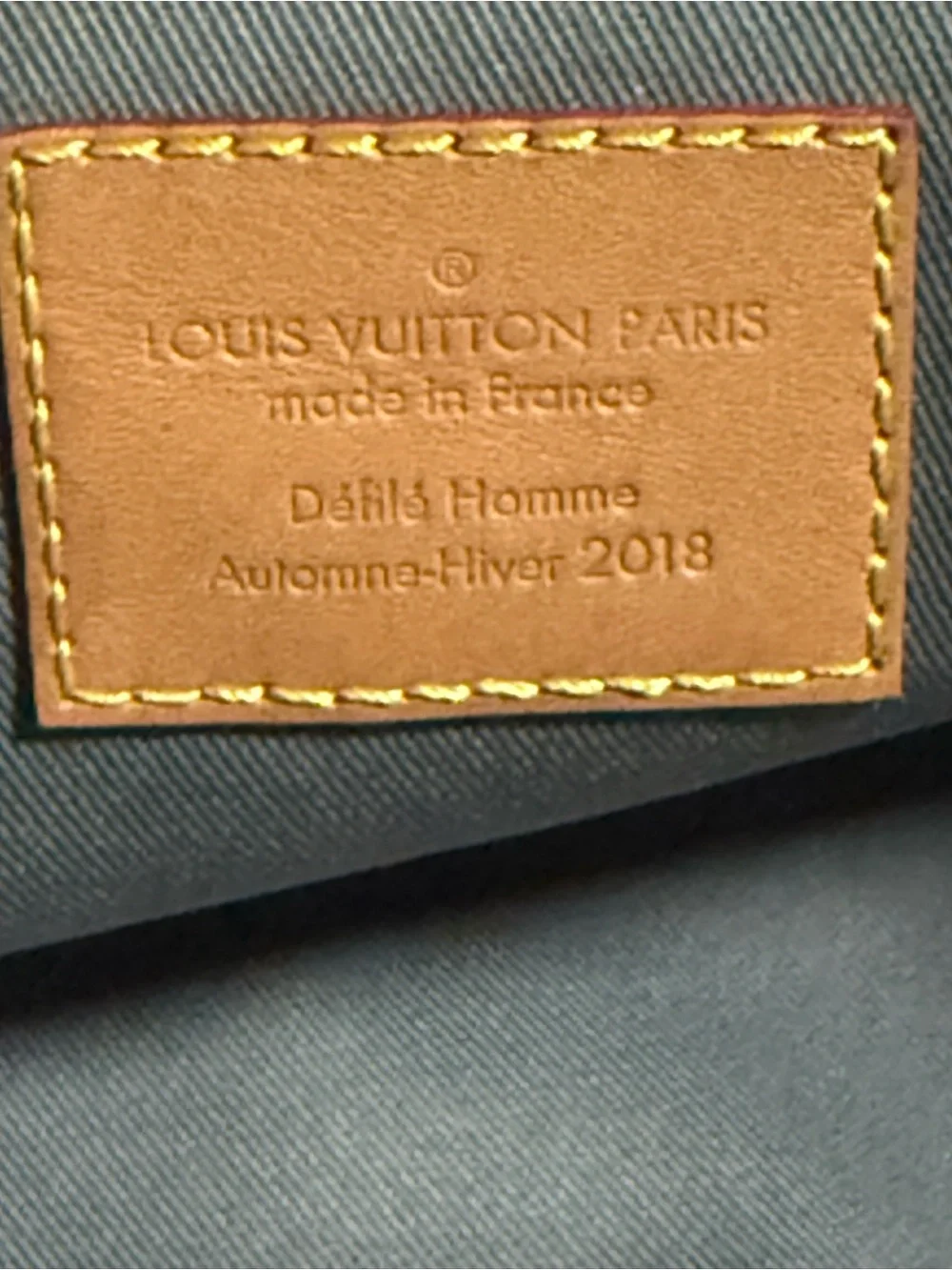 LOUIS VUITTON Monogram Titanium Keepall Bandouliere 50 Boston Bag